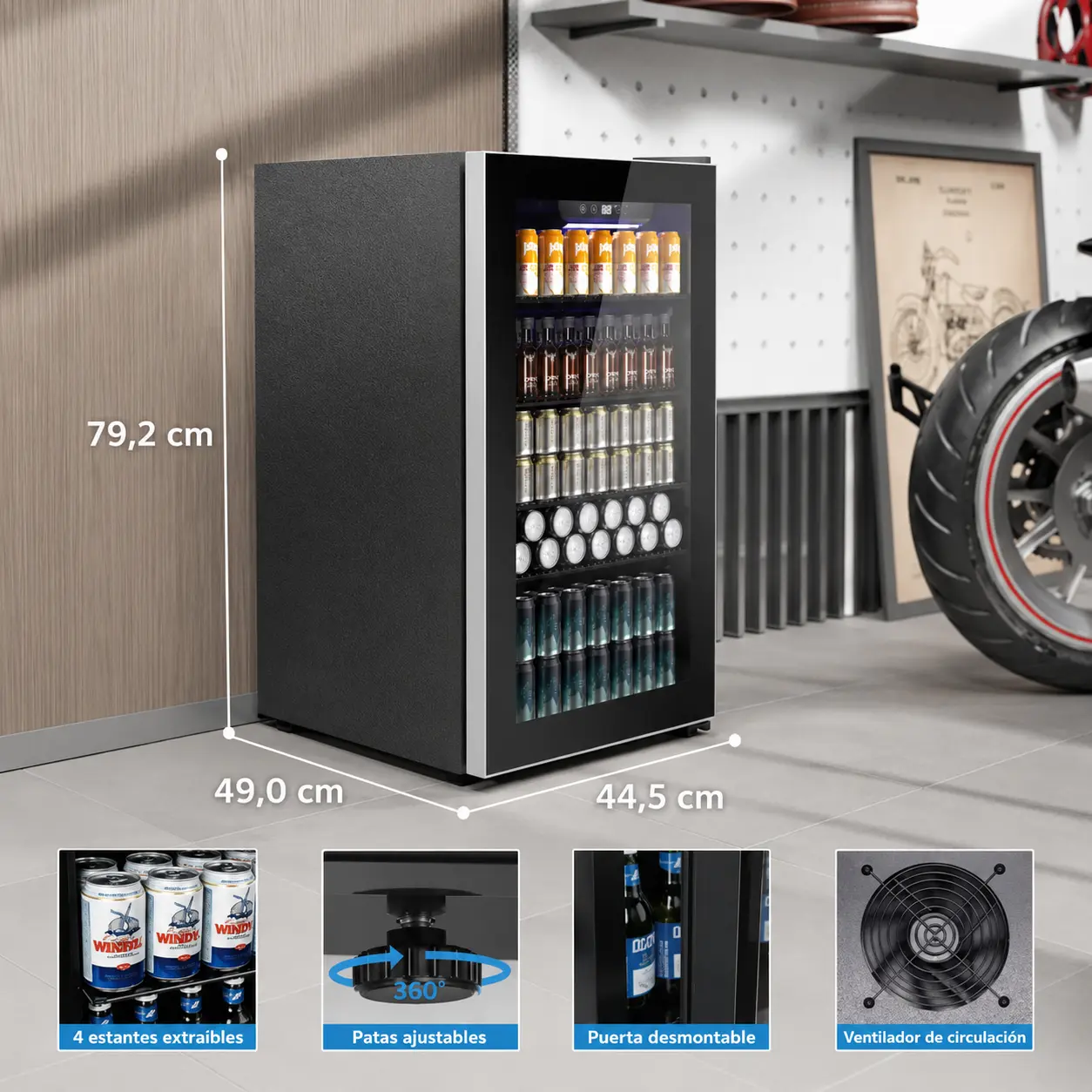 Glacier Home Mini Nevera Premium 91 L — imagen 5